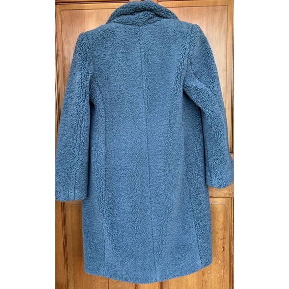 LOFT Cozy Sherpa Long Coat XS Petite - Picture 2 of 11